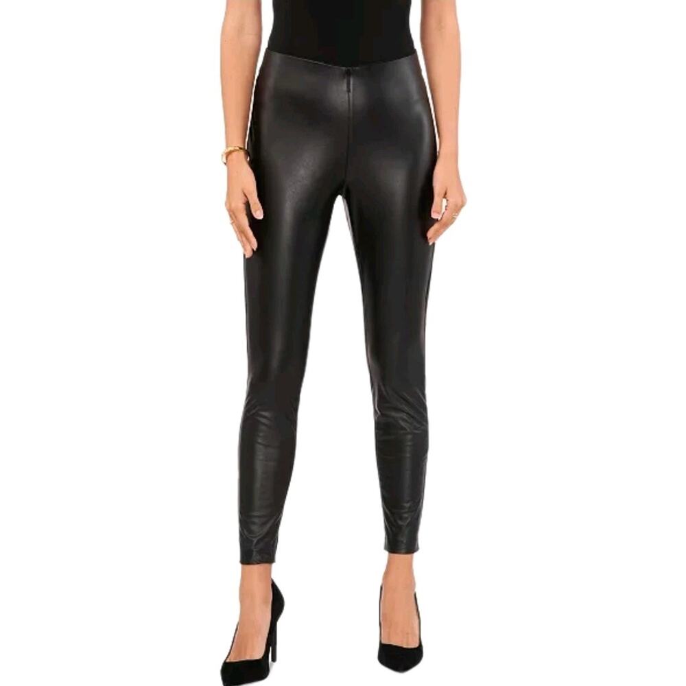 Vince‎ Camuto Faux Leather Leggings Skinny Pants Sz M Bloomindales Discontinued
